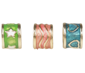 "Crystal Blue" Bead-Set, 3-tlg