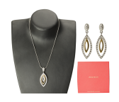 Rhodiniertes Modeschmuckset