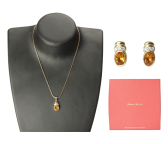 Vergoldetes Modeschmuckset