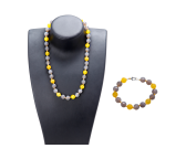Kugelcollier + Armband, Achat