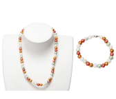 Collier+Armband Süßwasserperle