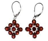 Ohrbrisuren mit Granat