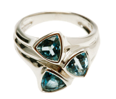 Blautopas-Ring