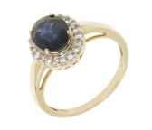 Ring mit Saphir Gr.18