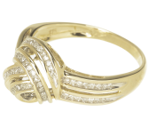 Diamant-Ring 375GG   Gr.19