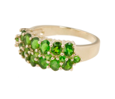 Chromdiopsid-Ring 375GG Gr.18