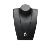 Anhänger Bronze Onyx/Lederband