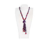 Y-Collier mit Amethyst, Achat