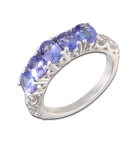 Ring mit AA Tansanit Ring mit AA Tansanit