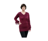 Damen-Pullover mit Fransen