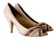  Damen Leder-Peep-Toes