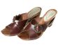 Damen Leder-Pantolette