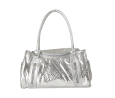 Ledertasche Schlangenmuster