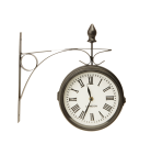 Gartenuhr Glow mit Thermometer