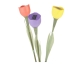 Tulpen Solarlampe 3-er Set
