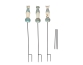 Gartenstecker Trio