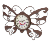 Wanduhr "Schmetterling"