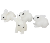 4tlg. Kerzenset Hasenfamilie