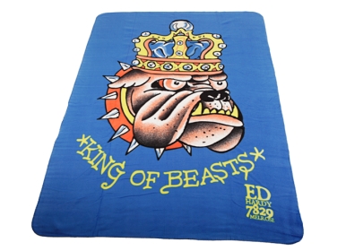 Ed Hardy Fleecedecke Bulldogge