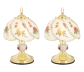 2 Touchtischleuchten "Rose"