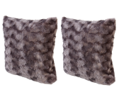 Coral Fleece Kissen 2er Set