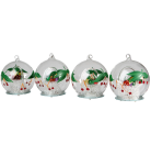 Glaskugeln Obst 4er Set Glaskugeln Obst 4er Set