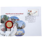Numisbrief Papst Deutschland