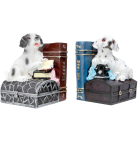 2er Set Buchstütze Hund