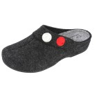 Dr. Feet Damen-Pantoletten anthrazit Dr. Feet Damen-Pantoletten anthrazit