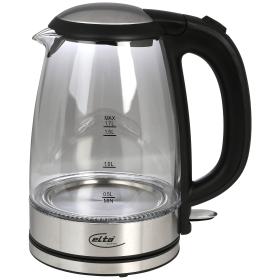 Elta Glas Wasserkocher 1,7 l Premium 2200 Watt