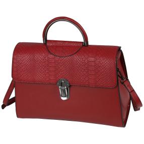Bags by CG Henkeltasche rot snake 