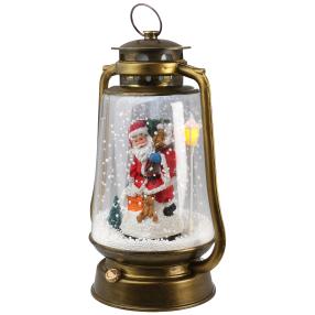 Schneiende Laterne 35cm bronze