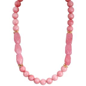Collier Jade altrosa
