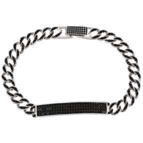 Armband 925 Sterling Silber rhodiniert Spinell