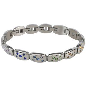 Tesla Vita Magnetarmband Edelstahl Chakra