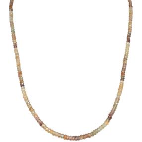 Collier Zirkon gold natur 925 Sterling Silber