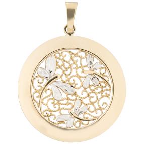 Anhänger 585 Gelbgold bicolor