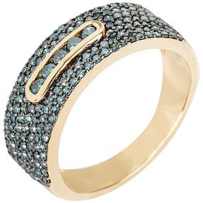 Ring 585 Gelbgold Diamant, poliert