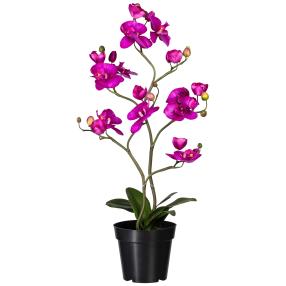 Orchidee lila, 75 cm, real-touch