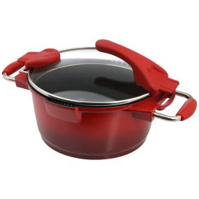 KING Multifunktionstopf Aluguss 20 cm, rot