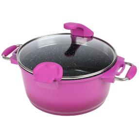 KING Multifunktionstopf Aluguss 24 cm, berry