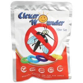 Clever Wounder 10x EVA-Armband, regenbogenfarben