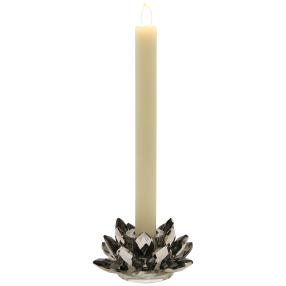LED-Stabkerzenset Crystal grau