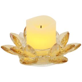 LED-Votivkerzenset Crystal gold