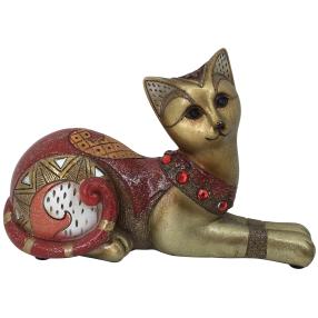 Dekofigur Katze sitzend