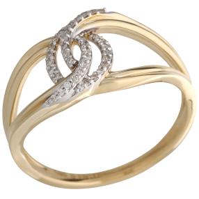Ring 585 Gelbgold Diamanten