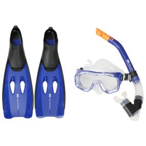 Schnorchel-Set 3-teilig KARIBIK, blau