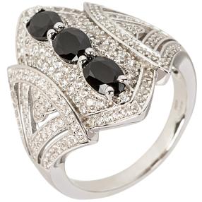 Ring 925 Sterling Silber rhodiniert Spinell