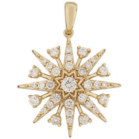 Anhänger 585 Gelbgold Brillanten