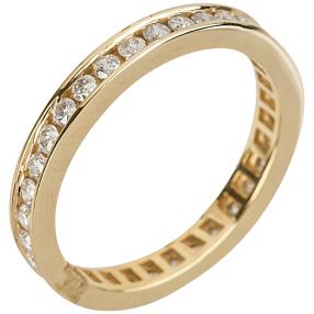 Ring 585 Gelbgold Eternity, 1ct